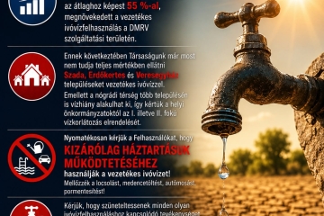 A hétvégén 55%-kal magasabb volt a vízigény