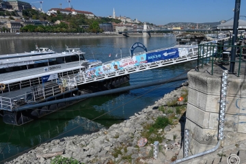 Rekordalacsony a Duna: 1 centiméter a vízszintje