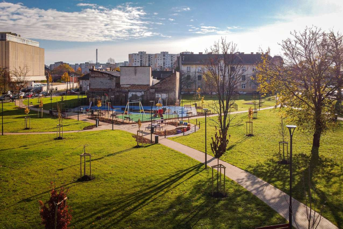 Megújul Újpest-Városkapu egy szelete