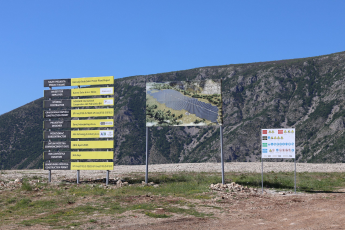 Egy éven belül befejeződhet Bosznia-Hercegovina legnagyobb naperőművének építése
