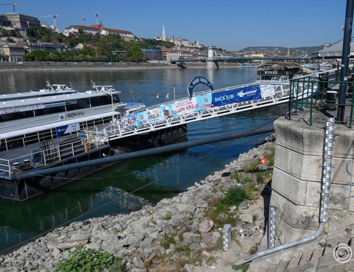 Rekordalacsony a Duna: 1 centiméter a vízszintje
