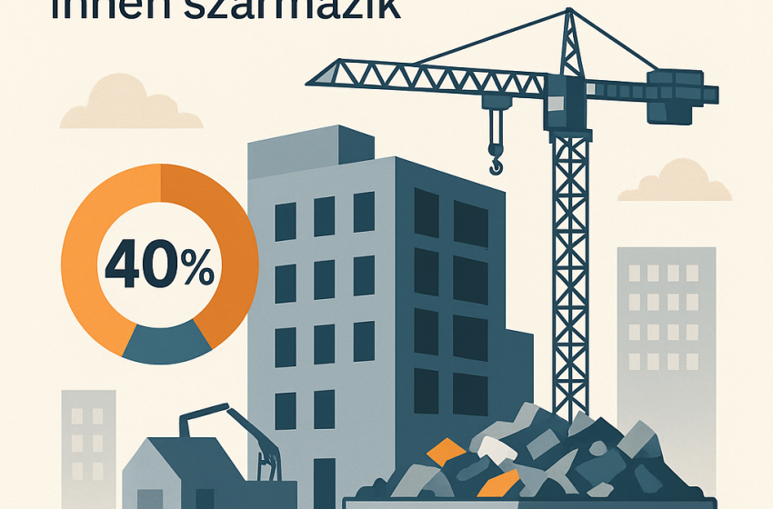 Az építőipar felel az ország energiafogyasztásának 40 százalékáért?