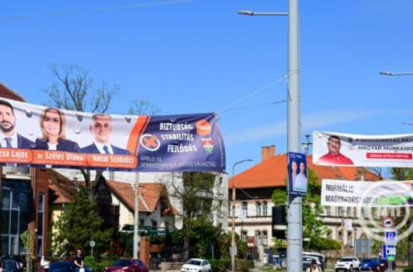 Ma jár le a határidő a választási plakátok eltávolítására