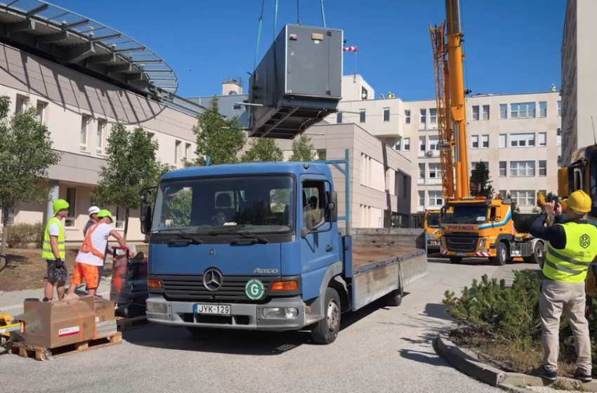 Újabb kórházban történt meg a klímarendszerek modernizálása